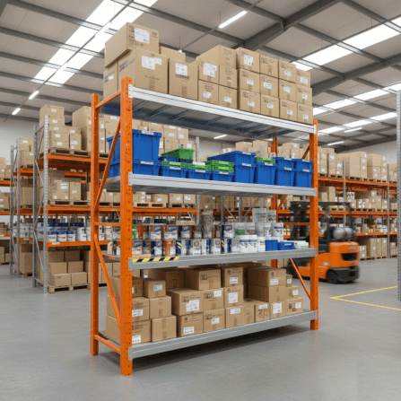 ชั้นวางของโล่ง 4 ชั้น ELIFE 200X200X40 ซม. สีส้ม/เทา_7